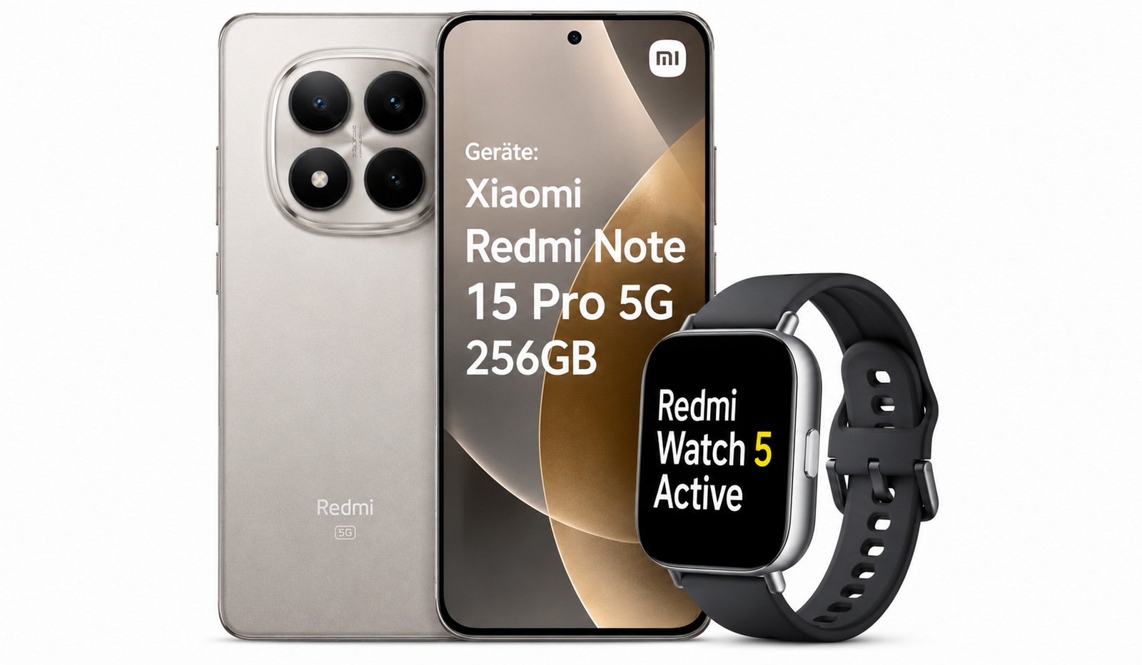 Xiaomi Redmi Note 15 Pro 256GB + Redmi Watch 5 Active
